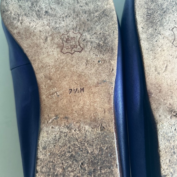 Enzo Angiolini Purple Genuine Leather Flats size 7.5 - Picture 9 of 13